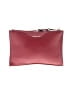 Calvin Klein 100% Leather Chevron-herringbone Red Leather Clutch One size - photo 2