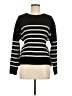 Vince. 100% Cashmere Stripes Black Cashmere Pullover Sweater Size M - photo 1