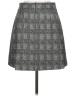 Zara Basic Houndstooth Gray Casual Skirt Size M - photo 2