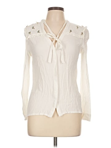 Maje Long Sleeve Blouse (view 1)