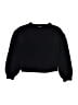 H&M 100% Polyester Solid Black Pullover Sweater Size 8 - 10 - photo 1