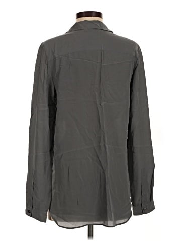 Calypso St. Barth Long Sleeve Silk Top (view 2)