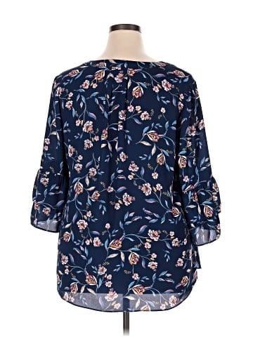 Roz & Ali 3/4 Sleeve Blouse (view 2)