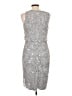 Adrianna Papell 100% Polyester Silver Cocktail Dress Size 10 - photo 2
