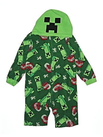 Minecraft Short Sleeve Onesie (view 1)