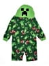 Minecraft 100% Polyester Print Green Short Sleeve Onesie Size 4 - 5 - photo 1