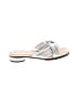 Ecco 100% Leather Silver White Sandals Size EU 40 - photo 1