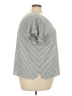 Max Studio Silver Short Sleeve Top Size 3X - photo 4
