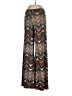 Veronica M. Chevron-herringbone Brown Casual Pants Size M - photo 1