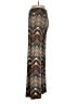 Veronica M. Chevron-herringbone Brown Casual Pants Size M - photo 5