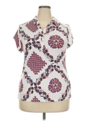 Charter Club Short Sleeve Blouse (view 1)