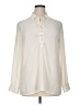 Foxcroft 100% Polyester Ivory Long Sleeve Blouse Size 14 - photo 1