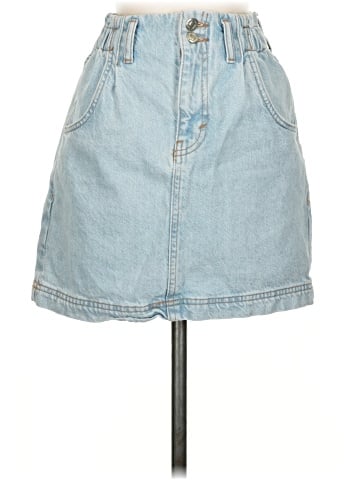 Topshop Denim Skirt (view 1)