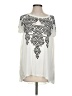 Vocal Ivory Short Sleeve Blouse Size S (estimated) - photo 1
