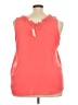 Cato 100% Polyester Orange Sleeveless Blouse Size 22 - photo 2
