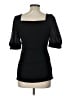 A Pea in the Pod 100% Polyester Black 3/4 Sleeve Top Size Lg Maternity - photo 2