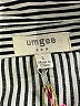 Umgee Stripes Black Silver Long Sleeve Blouse Size L - photo 7