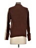 Design 365 Color Block Brown Turtleneck Sweater Size XS - photo 2