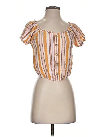 Aeropostale Short Sleeve Blouse (view 1)
