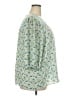 Rose + Olive 100% Polyester Teal 3/4 Sleeve Blouse Size 2X - photo 4