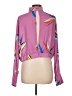 ASOS 100% Polyester Purple Long Sleeve Blouse Size 12 - photo 2