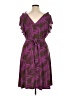 Attention Print Purple Cocktail Dress Size XL - photo 2
