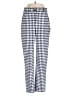 J.Crew 100% Polyester Checkered-gingham Blue Casual Pants Size 00 - photo 1