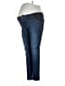 Isabel Maternity Solid Blue Jeans Size 8 Maternity - photo 1