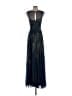 Theia 100% Polyester Blue Cocktail Dress Size M (estimated) - photo 2