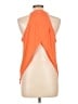 Bebe Orange Sleeveless Blouse Size L - photo 2