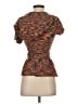 Paris Blues Brown Short Sleeve Top Size XS - photo 2