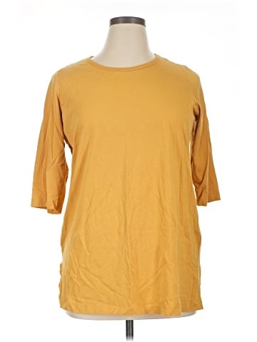 Woman Within 3/4 Sleeve T-Shirt (view 1)