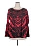 B.l.e.u. 100% Polyester Red 3/4 Sleeve Top Size 2X - photo 1