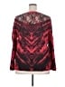 B.l.e.u. 100% Polyester Red 3/4 Sleeve Top Size 2X - photo 2