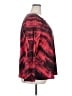 B.l.e.u. 100% Polyester Red 3/4 Sleeve Top Size 2X - photo 4