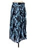 Topshop Animal Print Blue Casual Skirt Size 8 - photo 1