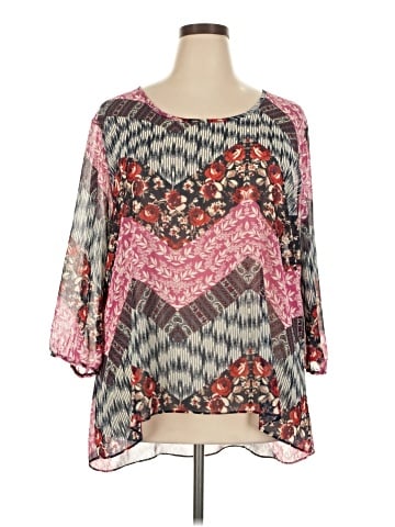 Moa Moa 3/4 Sleeve Blouse (view 1)