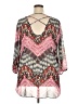 Moa Moa 100% Polyester Pink 3/4 Sleeve Blouse Size 2X - photo 2