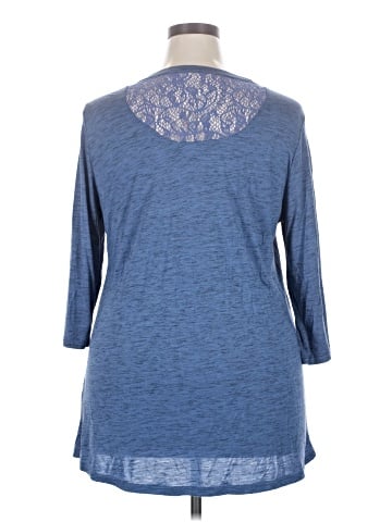 Faded Glory 3/4 Sleeve Top (view 2)