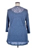 Faded Glory Blue 3/4 Sleeve Top Size 2X - photo 2