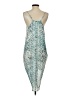 Olivaceous 100% Polyester Graphic Teal Cocktail Dress Size S - photo 2