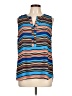 Dana Buchman 100% Polyester Blue Sleeveless Blouse Size L - photo 1