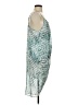 Olivaceous 100% Polyester Graphic Teal Cocktail Dress Size S - photo 4