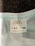 Zara Blue Sleeveless Top Size 6 - 7 - photo 3