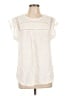 Daniel Rainn 100% Rayon Ivory Short Sleeve Blouse Size L - photo 1