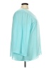 Avenue 100% Polyester Teal 3/4 Sleeve Blouse Size 26 - 28 Plus - photo 4