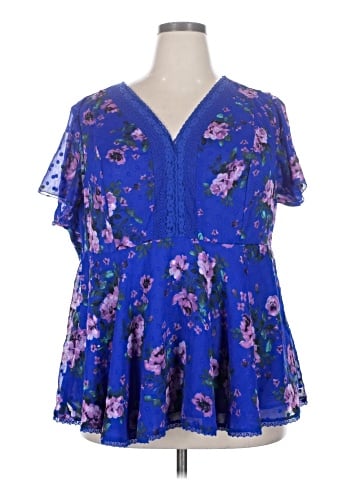 Torrid Short Sleeve Blouse (view 1)