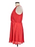 Lush 100% Polyester Solid Red Casual Dress Size M - photo 5