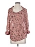 Fun2Fun 100% Polyester Pink 3/4 Sleeve Blouse Size S - photo 1