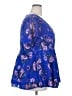 Torrid 100% Polyester Blue Short Sleeve Blouse Size 2X Plus (2) - photo 4